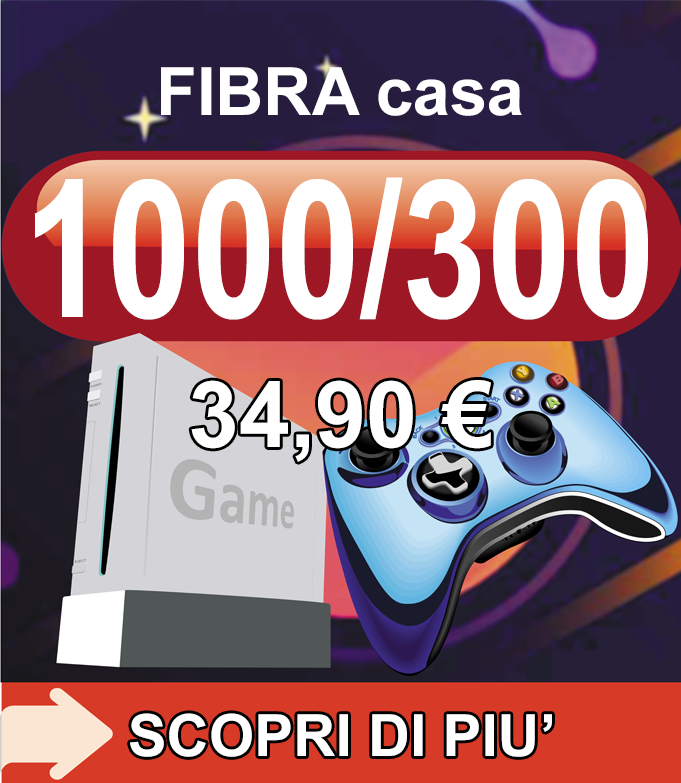 FTTH 1000/300 Gaming Casa